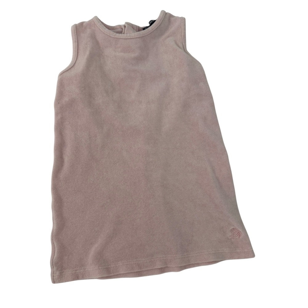 Vilebrequin Terry Cloth Cover-Up Dress Sleeveless Pink Beach Girls Size 4‎